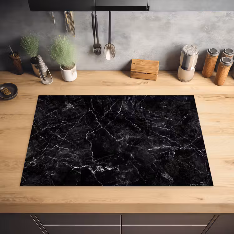 Nachtelijke Marmeren Hemel Inductie beschermer vinyl 3mm klein -sfeer5