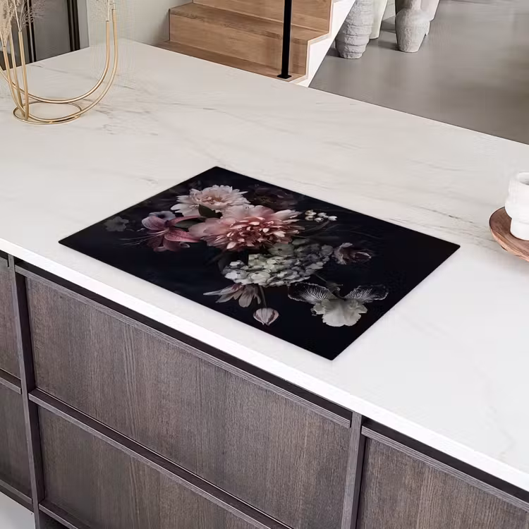 Nachtelijke Flora Symfonie Inductie beschermer vinyl 3mm klein -sfeer8