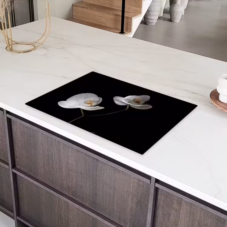 Nachtelijke Orchidee Elegance Inductie beschermer vinyl 3mm klein -sfeer8