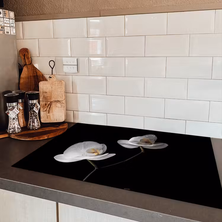 Nachtelijke Orchidee Elegance Inductie beschermer vinyl 3mm klein -sfeer3