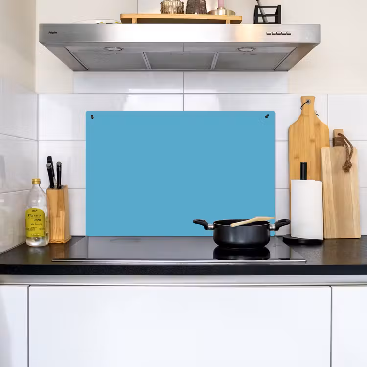 Ocean - Teal - Blauw Inductie beschemer met haakjes klein 777 -sfeer2