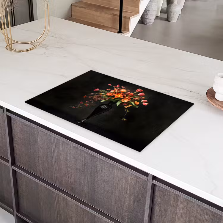 Sierlijk - Boeket - Vaas Inductie beschermer vinyl 3mm klein -sfeer8
