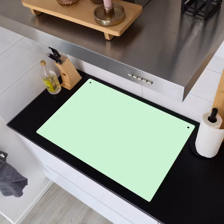 Pale - Mint - Groen Inductie beschemer met haakjes klein 777 -sfeer1