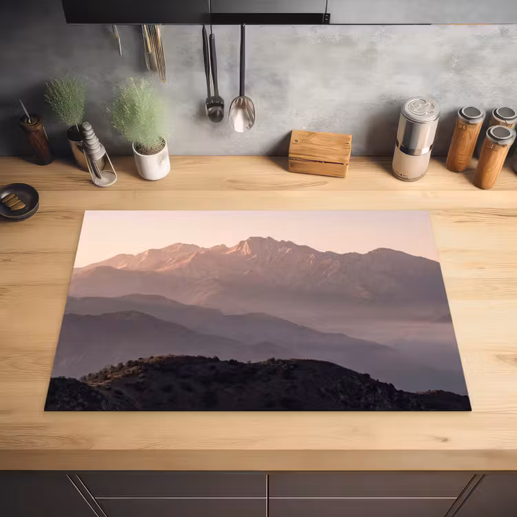 Panorama - Landschap - Bergen Inductie beschermer vinyl 3mm klein -sfeer5