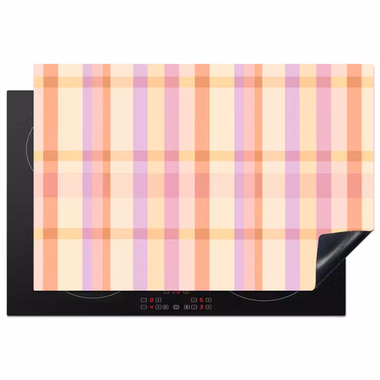 Pastel - uitpatroon - Geometrisch Inductie beschermer vinyl 3mm klein 276 -3d
