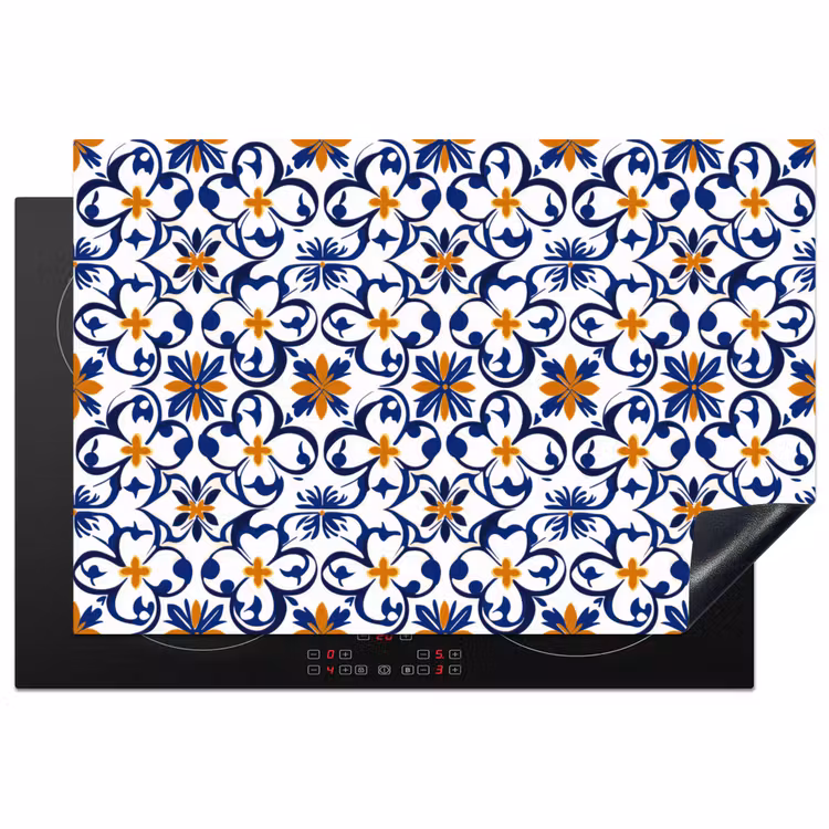Patroon - Modern - Kleurrijk Inductie beschermer vinyl 3mm klein 276 -3d