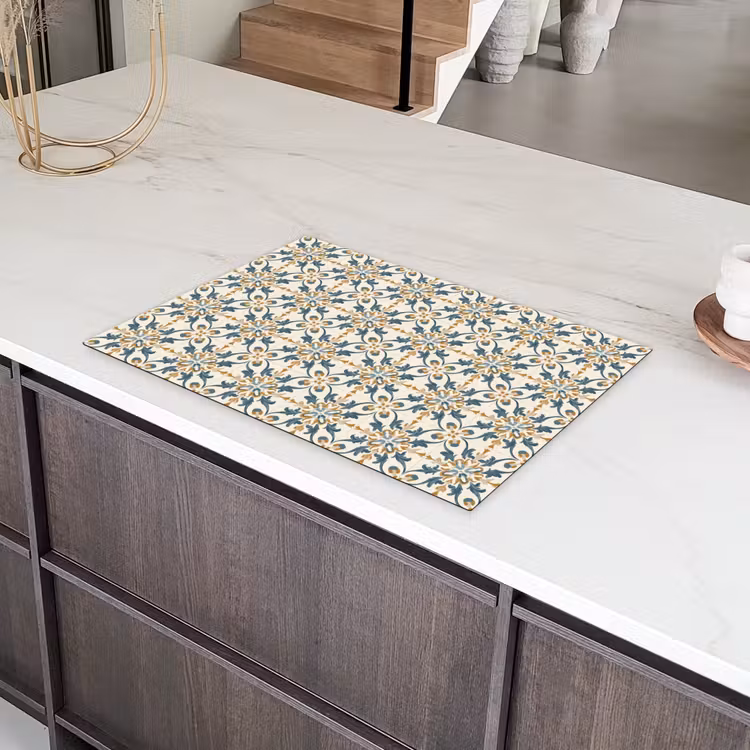 Patroon - Klassiek - Kleurrijk Inductie beschermer vinyl 3mm klein 276 -sfeer8