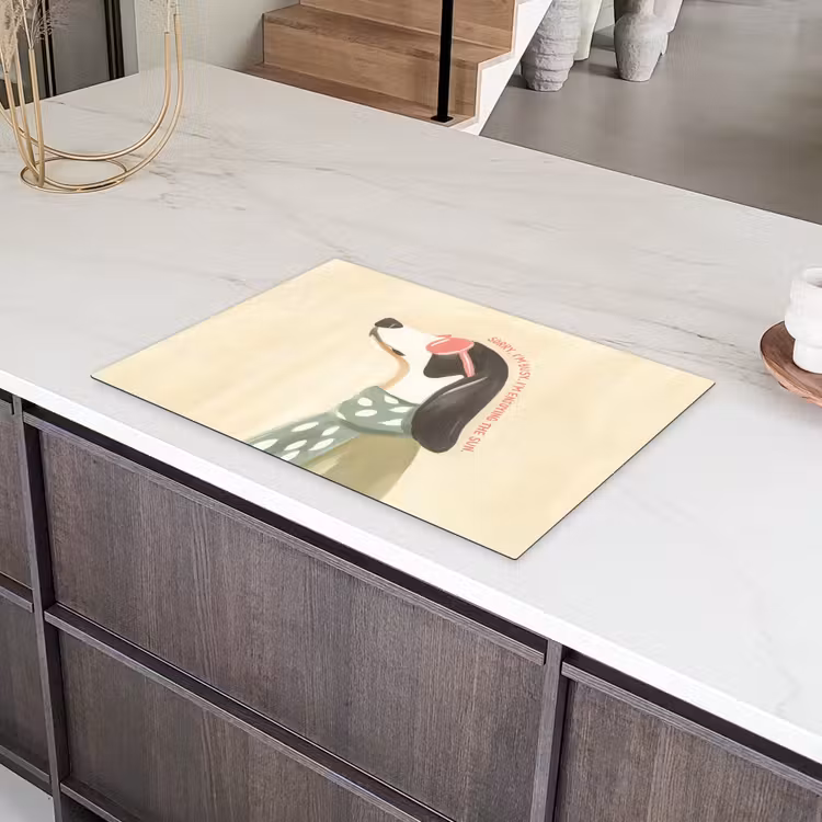 Quote - Hond - Zonnebril Inductie beschermer vinyl 3mm klein -sfeer8