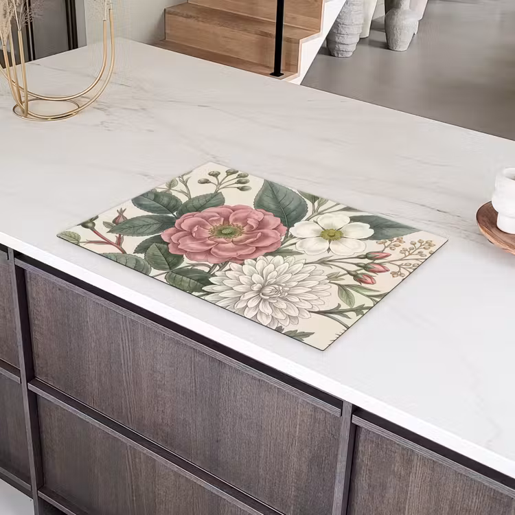 Romantisch - Design - Kleurrijk Inductie beschermer vinyl 3mm klein -sfeer8