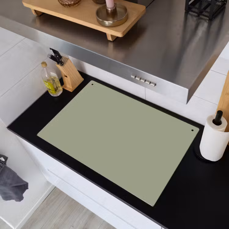 Sage - Mist - Groen Inductie beschemer met haakjes klein 777 -sfeer1