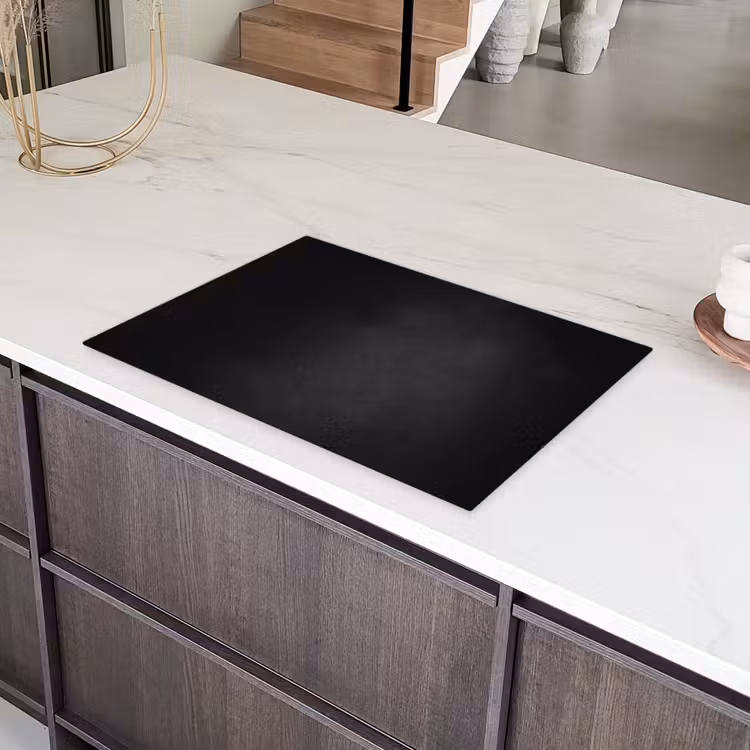 Schaduwrijk Betongrijs Inductie beschermer vinyl 3mm klein -sfeer8