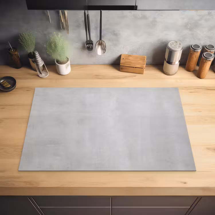 Stille Betonnen Canvas Inductie beschermer vinyl 3mm klein -sfeer5