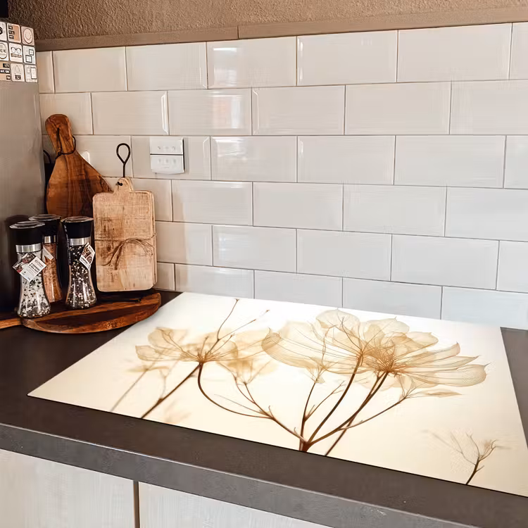 Zijden Contouren bij Zonsopgang Inductie beschermer vinyl 3mm klein -sfeer3