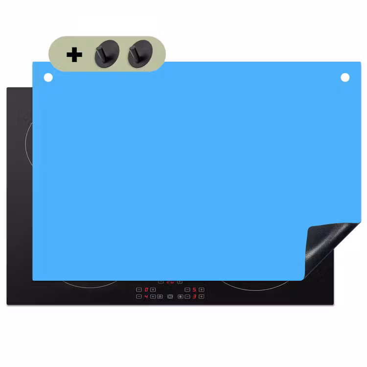 Sky - Blue - Blauw Inductie beschemer met haakjes klein 777 -3d