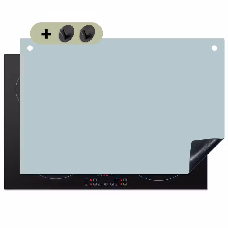 Slate - Blue - Blauw Inductie beschemer met haakjes klein 777 -3d