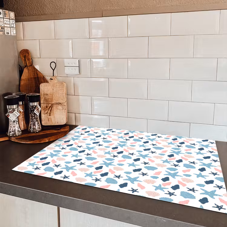 Klein - Oceaan - Rif - Multi Inductie beschermer vinyl 3mm klein 276 -sfeer3