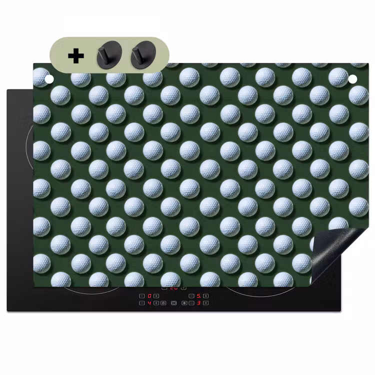Ballen - Golf - Groen Inductie beschemer met haakjes klein 777 -3d