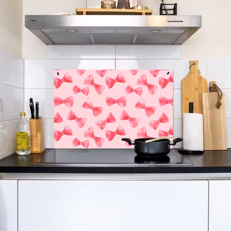 Strikken - Aquarel - Roze Inductie beschemer met haakjes klein 777 -sfeer2