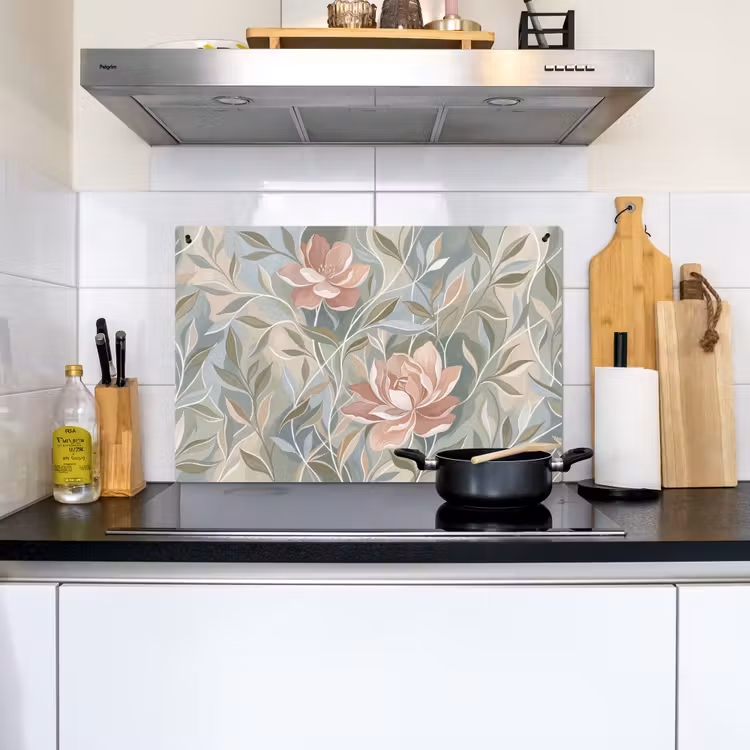 Elegant - Romantiek - Roze Inductie beschemer met haakjes klein -sfeer2
