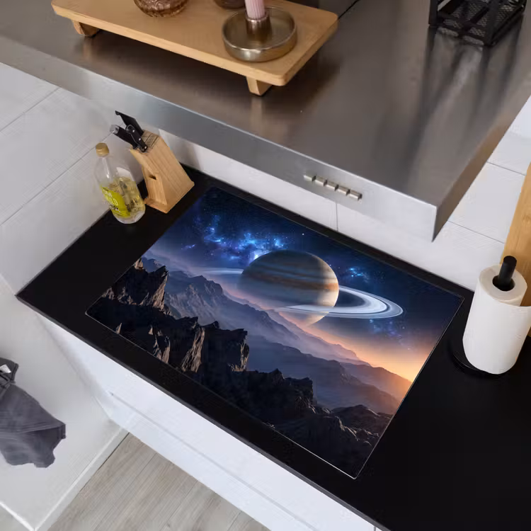 Fantasy - Kosmos - Landschap Inductie beschemer met haakjes klein -sfeer1