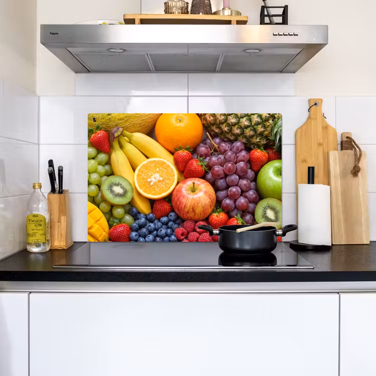 Eten - Fruit - Vers - Kleurrijk - Voeding Inductie beschemer met haakjes klein -sfeer2