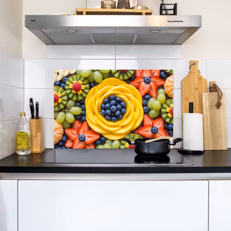 Fruit - Arrangement - Gezond - Kleurrijk - Eten Inductie beschemer met haakjes klein -sfeer2