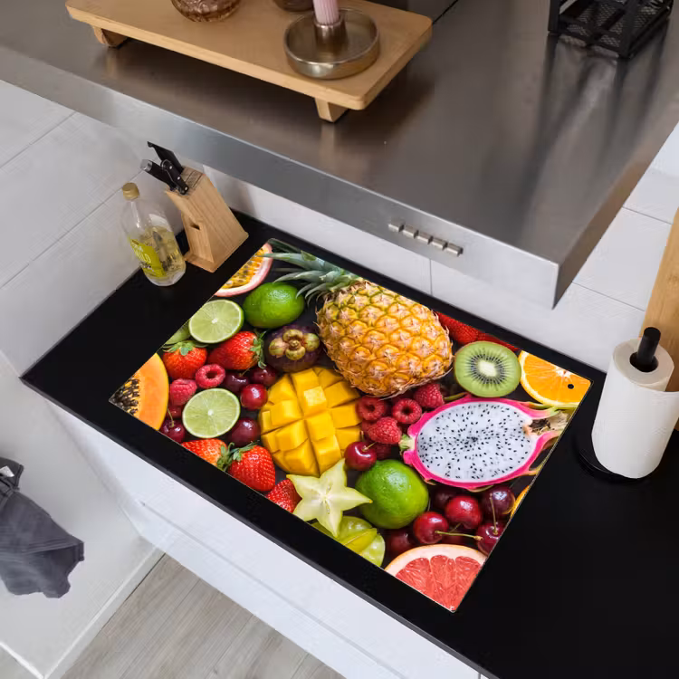Fruit - Assortiment - Vers - Gezond - Kleurrijk Inductie beschemer met haakjes klein -sfeer1
