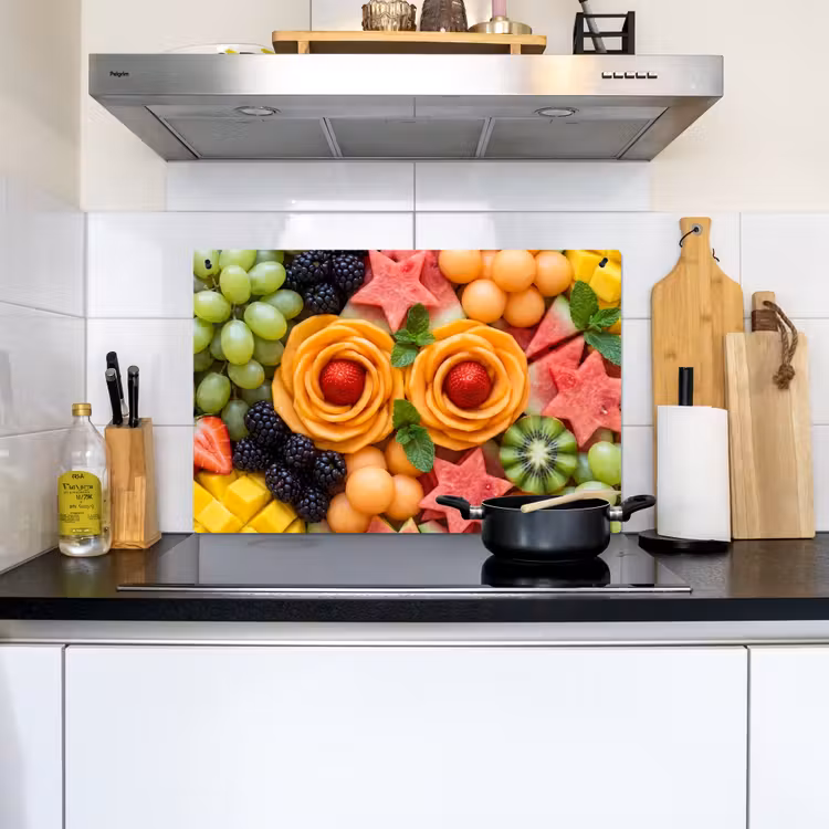 Fruit - Variatie - Kleurrijk - Vers - Eten Inductie beschemer met haakjes klein -sfeer2
