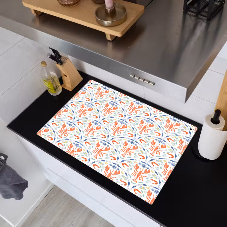 Sfeer - Oranje - Blauw - Groen Inductie beschemer met haakjes klein 777 -sfeer1