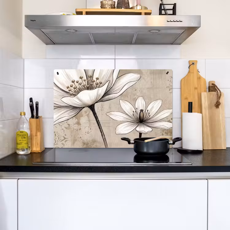 Modern - Design - Wit Inductie beschemer met haakjes klein -sfeer2