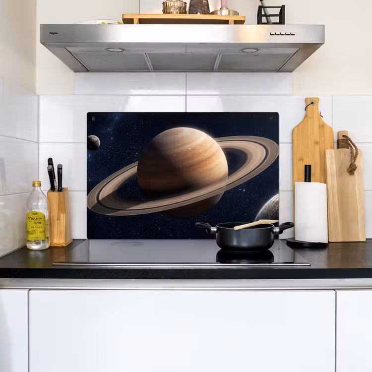 Planeten - Saturnus - Ruimte Inductie beschemer met haakjes klein -sfeer2