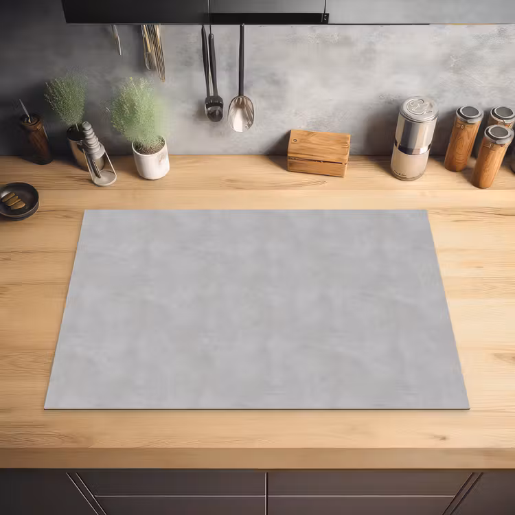Steen - Patronen - Beton Inductie beschermer vinyl 3mm klein 276 -sfeer5