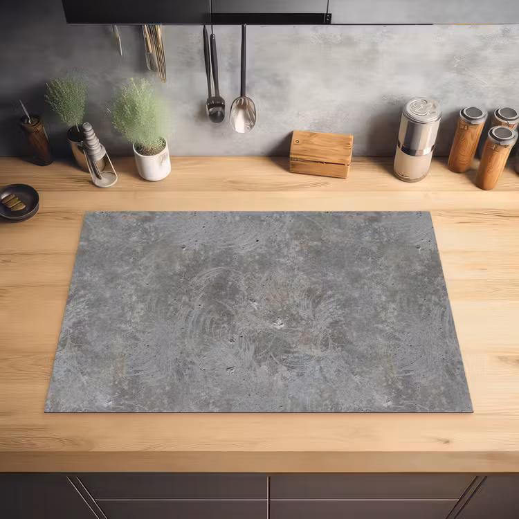 Stenen - Beton - Patronen Inductie beschermer vinyl 3mm klein 276 -sfeer5