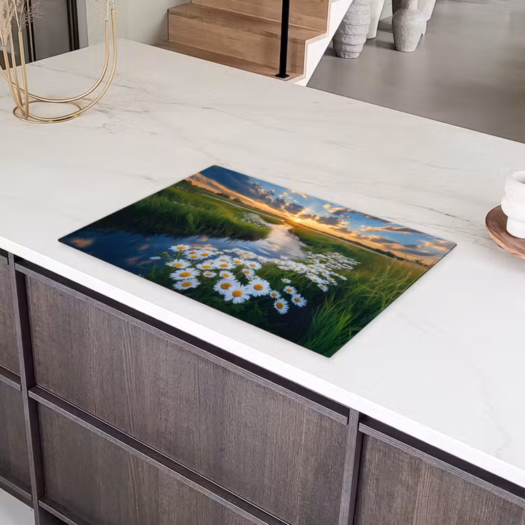 Beekje - Landschap - Margriet Inductie beschermer vinyl 3mm klein -sfeer8