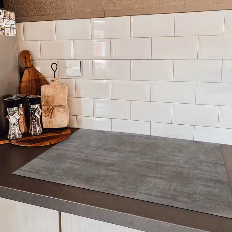 Structuur - Beton - Steen - Patronen Inductie beschermer vinyl 3mm klein 276 -sfeer3