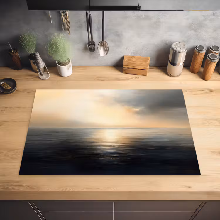 Zon - Horizon - Zee Inductie beschermer vinyl 3mm klein -sfeer5