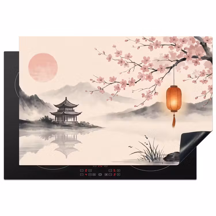 Zon - Japans - Traditioneel Inductie beschermer vinyl 3mm klein -3d