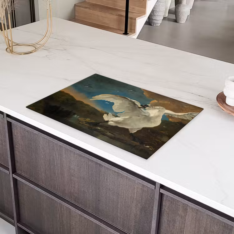Zwaan - Oude meesters - Jan Asselijn Inductie beschermer vinyl 3mm klein -sfeer8