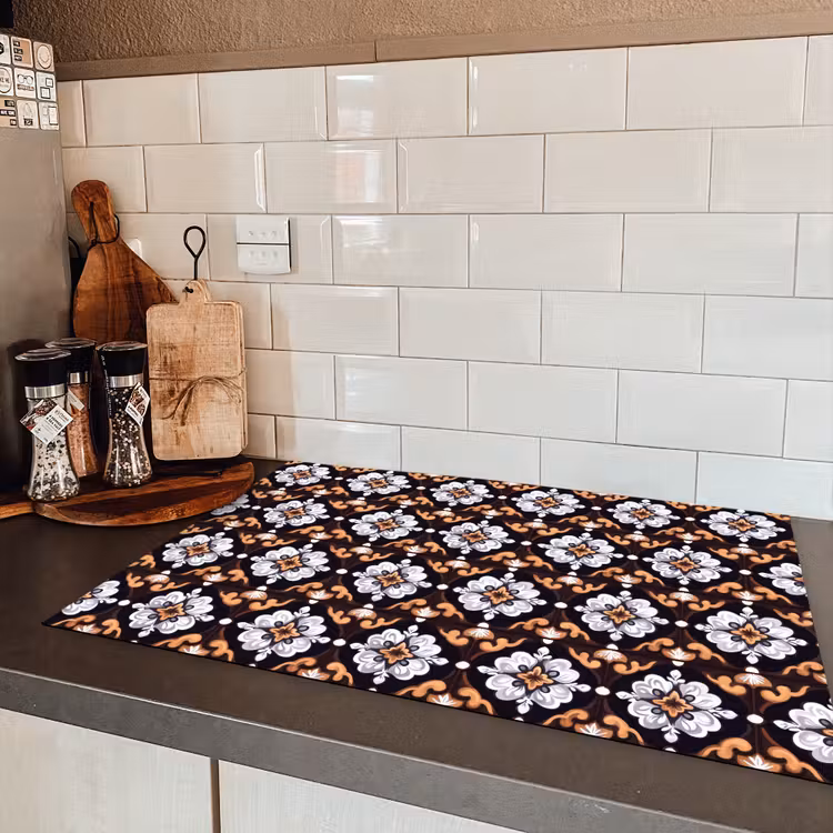 traditioneel - Element - Kleurrijk Inductie beschermer vinyl 3mm klein 276 -sfeer3