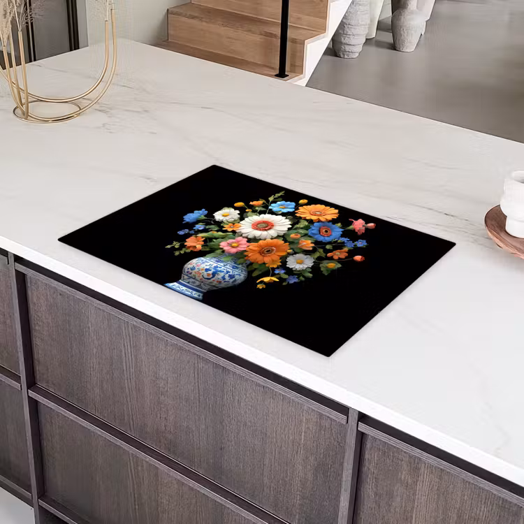 Vaas - Boeket - Bloemen - Kleur Inductie beschermer vinyl 3mm klein -sfeer8