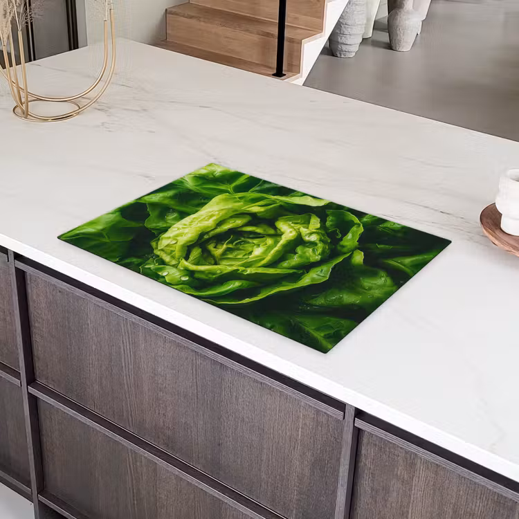 Groente - Sla - Groen Inductie beschermer vinyl 3mm klein -sfeer8