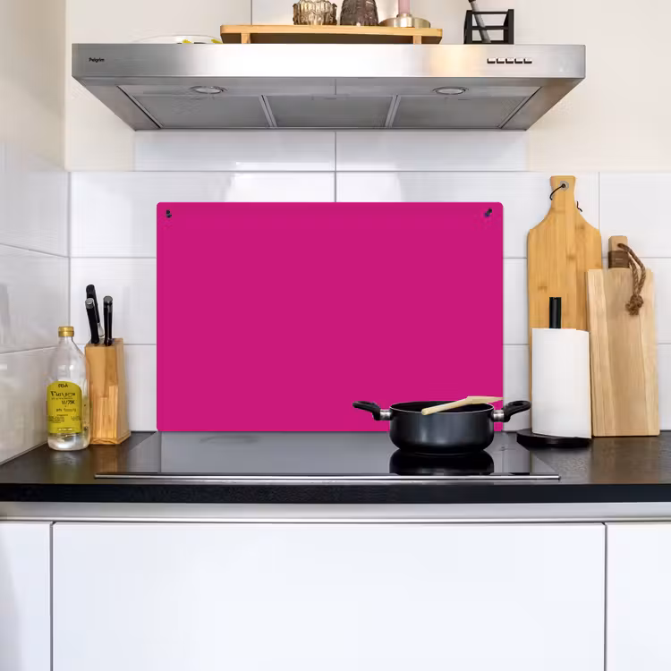 Velvet - Magenta - Roze Inductie beschemer met haakjes klein 777 -sfeer2