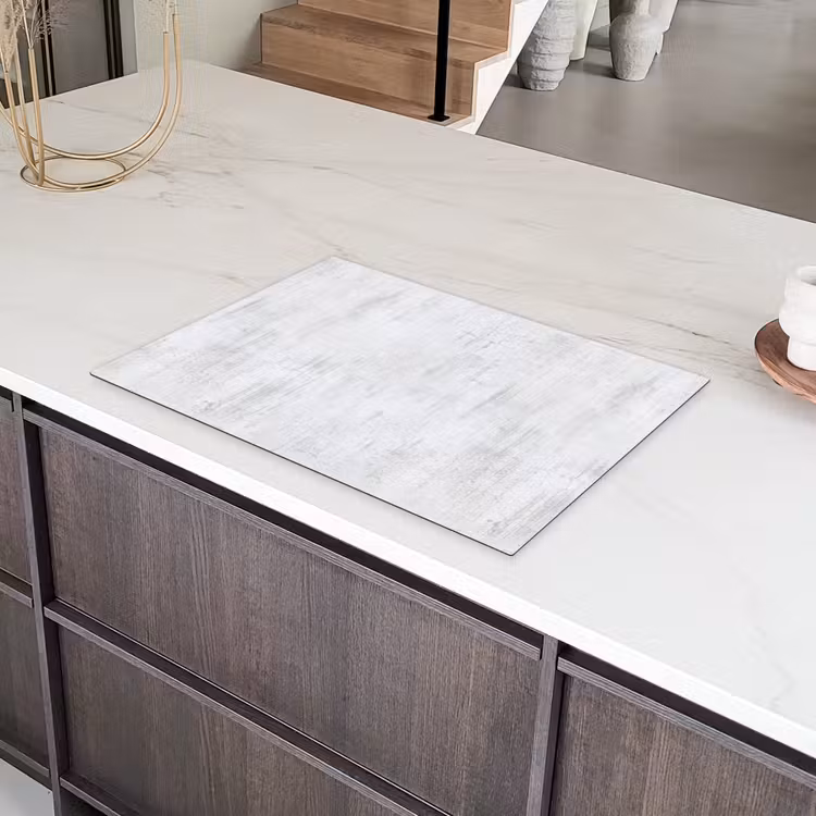 Muur - Geverfd - Wit - Onafgewerkt Inductie beschermer vinyl 3mm klein 276 -sfeer8