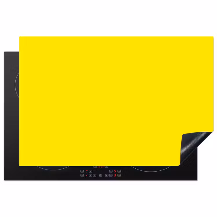 Geel - Citroen - Neon - Kleuren Inductie beschermer vinyl 3mm klein 276 -3d