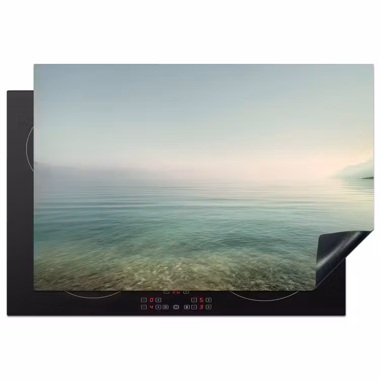 Zee - Horizon - Blauw - Mist Inductie beschermer vinyl 3mm klein -3d