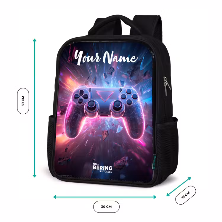 Controller - Neon - Game Rugzak - Zwart middel -productfoto_formaten