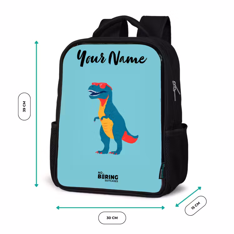 Dino - Dier - Zonnebril Rugzak - Zwart middel -productfoto_formaten