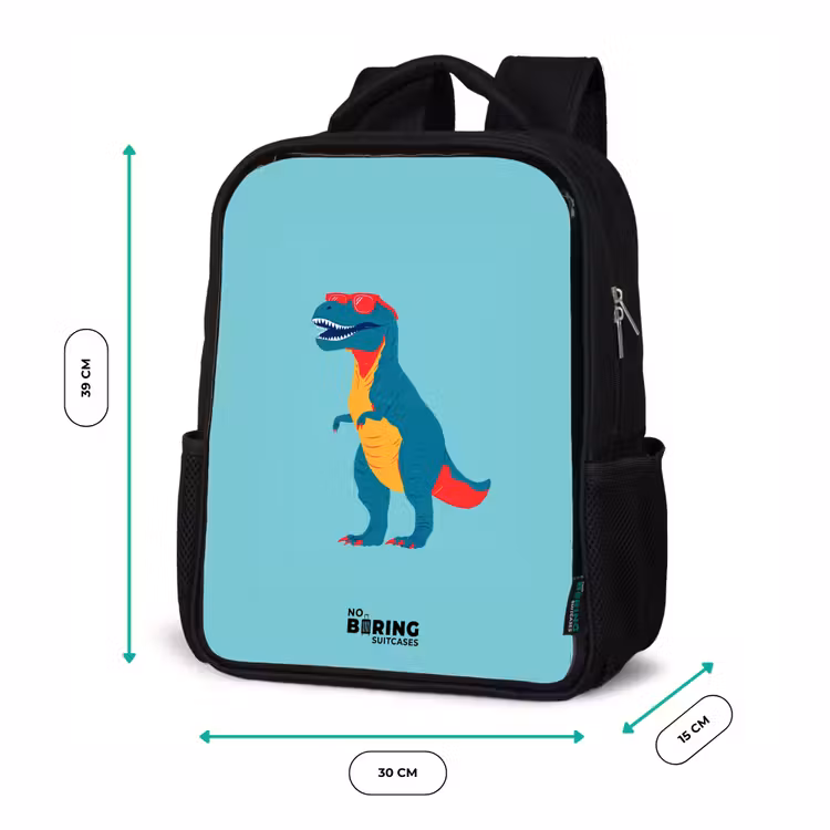 Dino - Dier - Zonnebril Rugzak - Zwart middel -productfoto_formaten