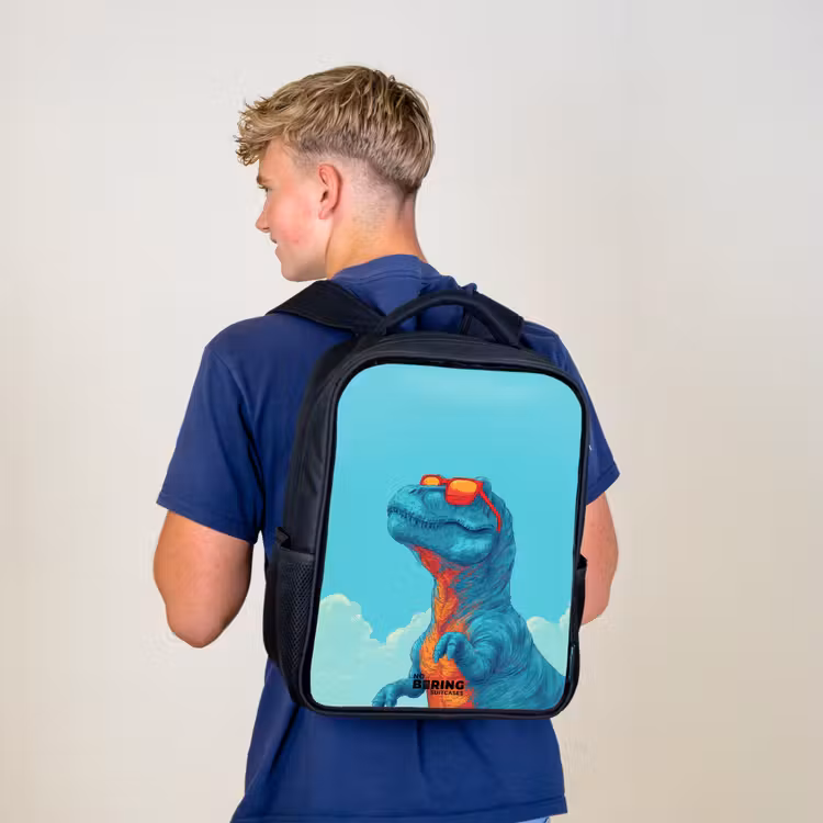 Dino - Zonnebril - Blauw Rugzak - Zwart middel -sfeer8