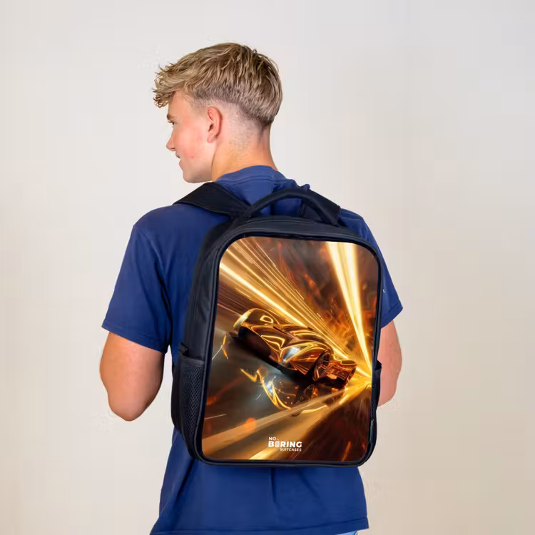 Goldrush Rugzak - Zwart middel -sfeer8